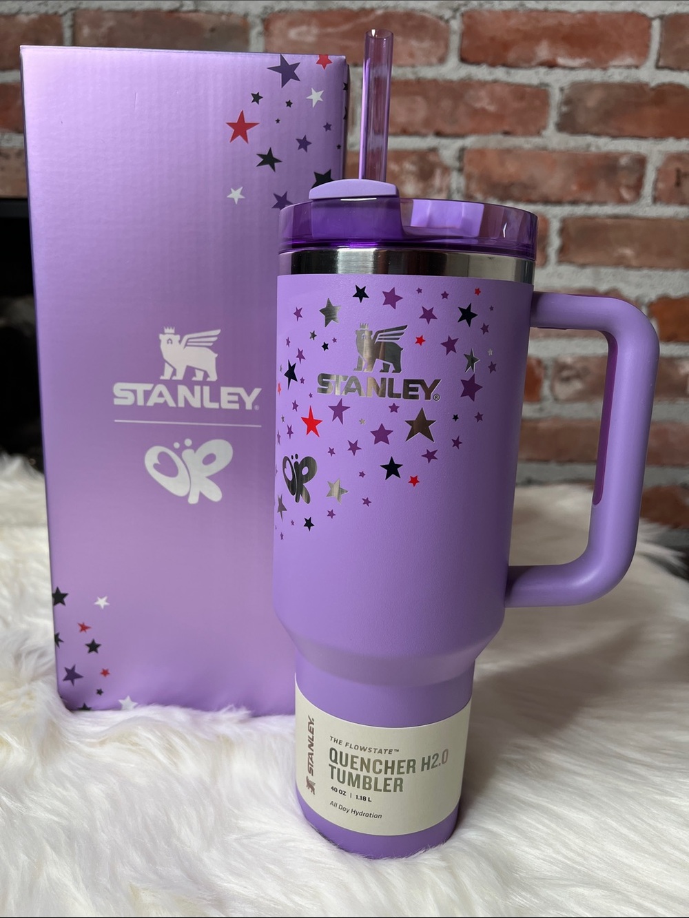 STANLEY | Olivia Rodrigo Flowstate Quencher 40oz Tumbler Purple
